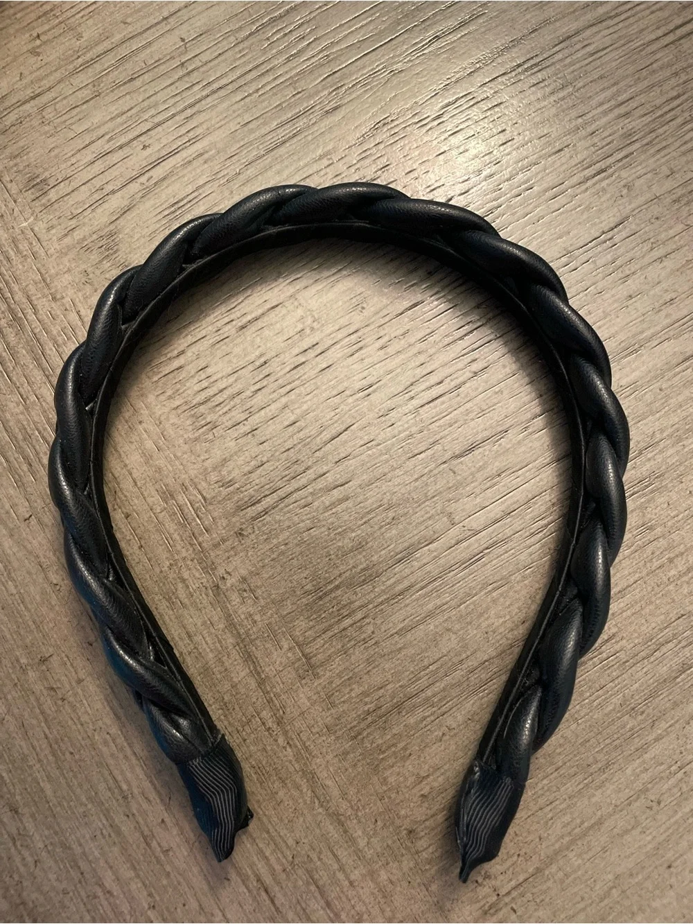 Headband, braided, black, like new
